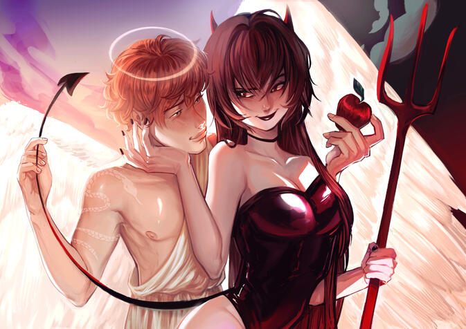 Angel and devil (2023)