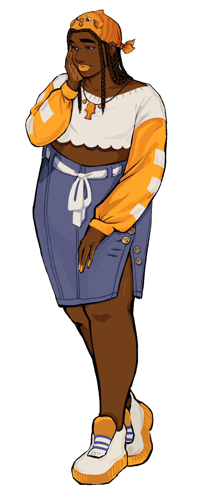 Yolanda - Flustered animation