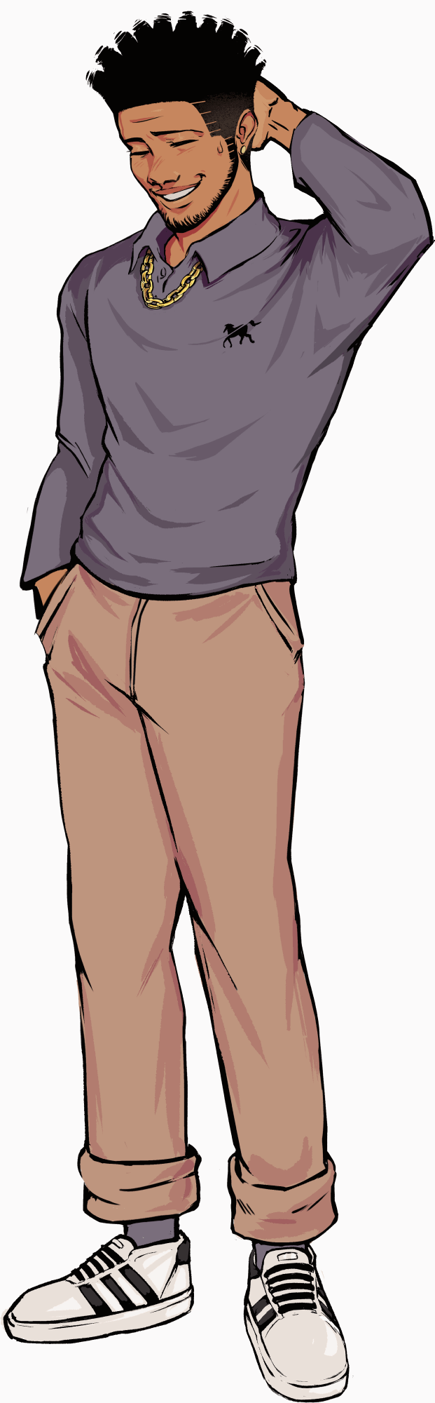 Malik - Flustered animation