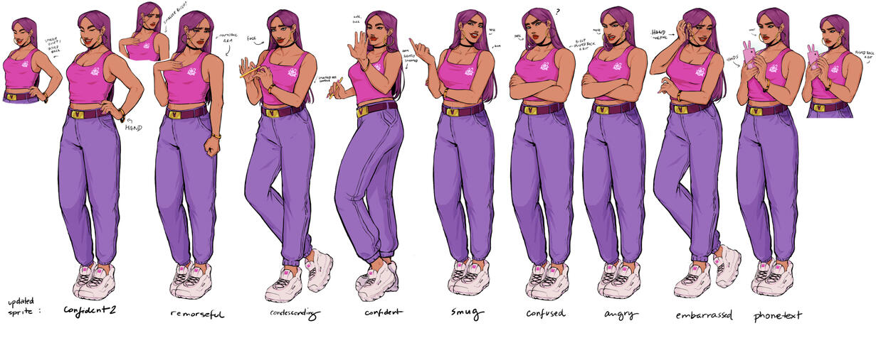 Ashlie - updates and iterations